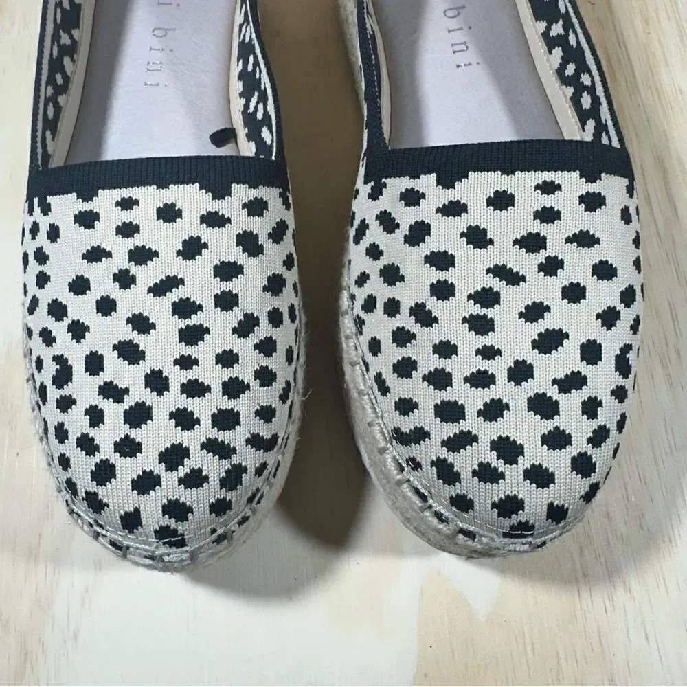 Gianni Bini Animal Print Espadrille Shoes Women’s Size 7.5
